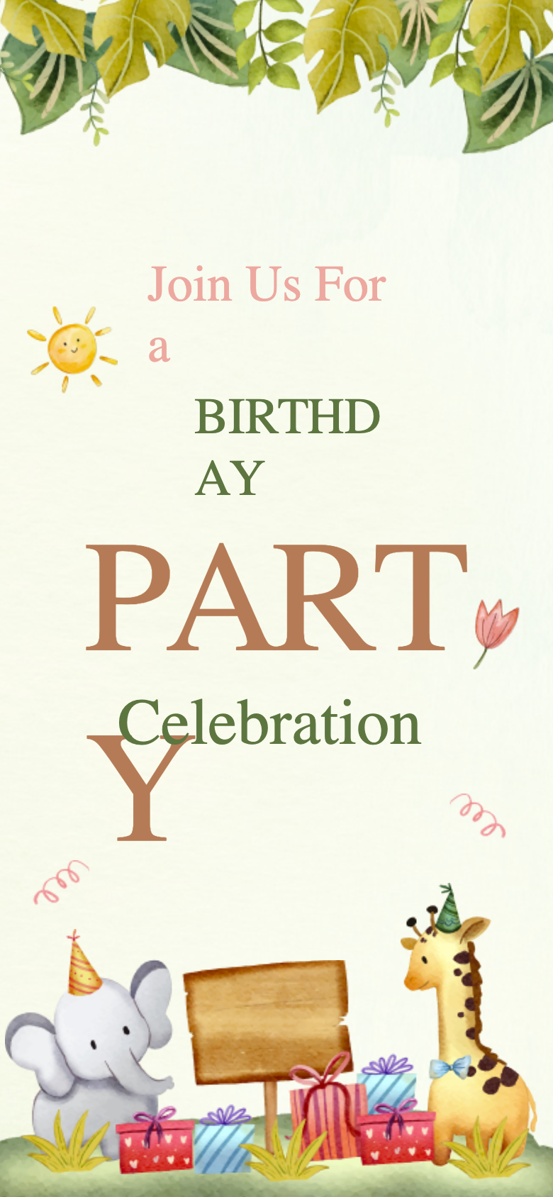 First Birthday celebration